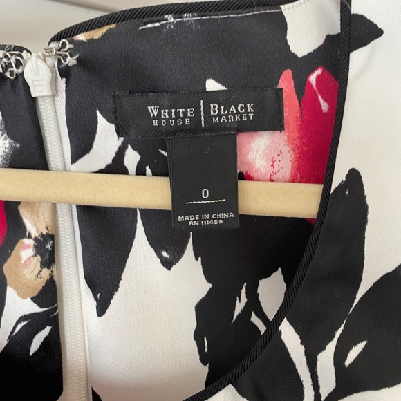 WHBM satin dress- size 0 - Picture 2 of 8